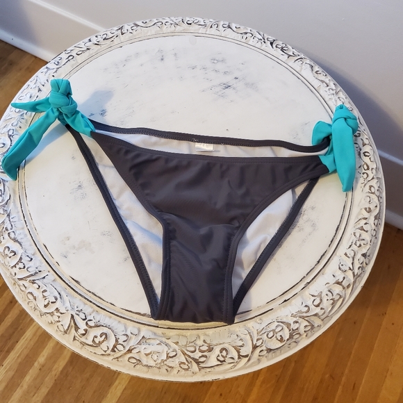 NWO tags teal and gray push up bikini - Picture 3 of 4